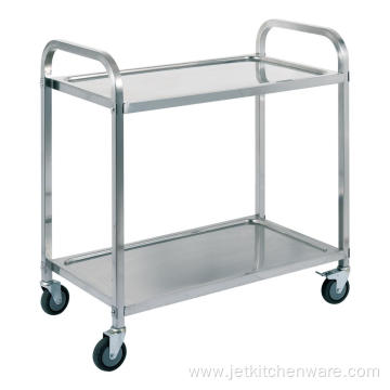 Stainless Steel Sturdy Utility Cart With Wheels